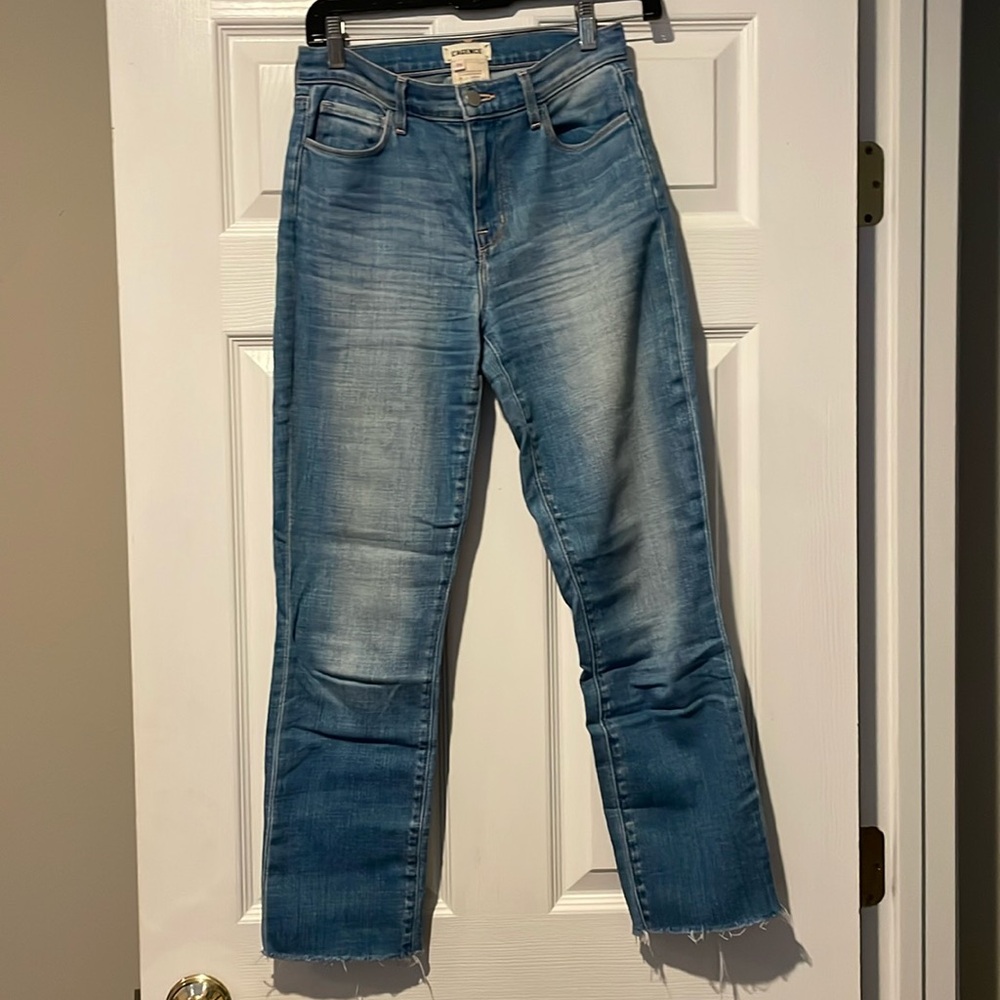 L’Agence Sada cropped denim, size 25